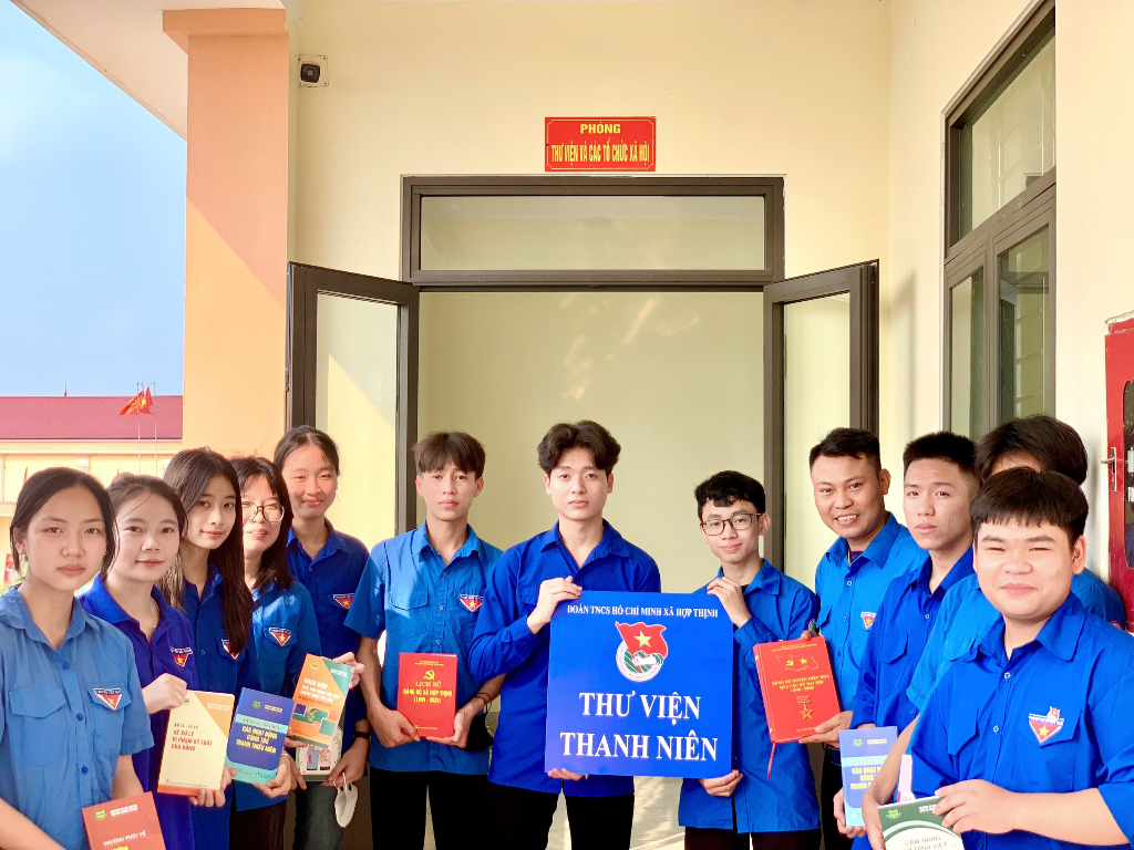 Đoàn xã Hợp Thịnh: Chào mừng Ngày Sách và Văn hóa đọc Việt Nam 21/4, ra mắt “Thư viện Thanh Niên”.
